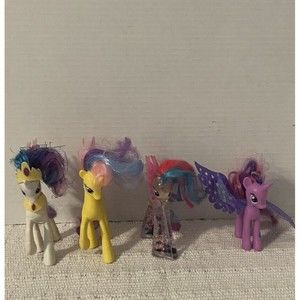 𝅺My Little Pony Princess Celestia Cadance Rainbow Dash Twilight Sparkle Figures
